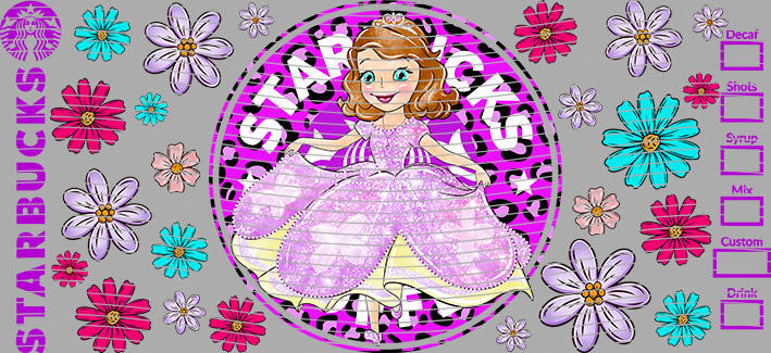 16oz Disney style-D-2390